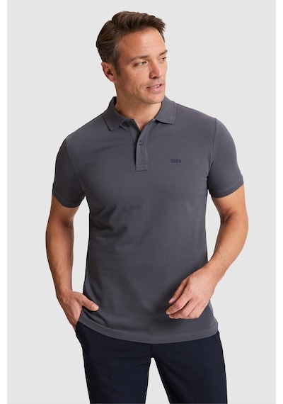 U.s. Polo Assn. Erkek Antrasit Tişört Basic 50326963-vr006