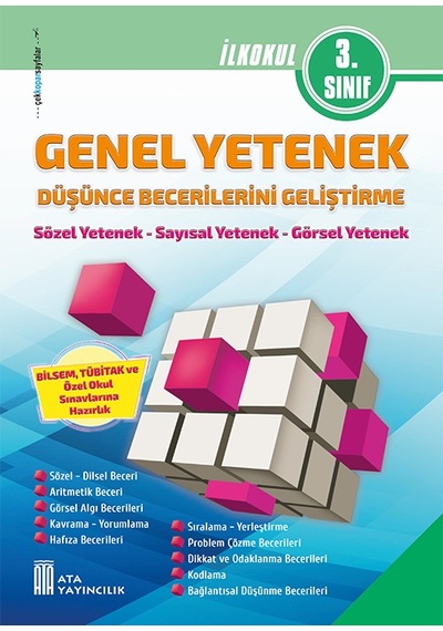 3. Sınıf Bilsem Genel Yetenek Düşünce Becerilerini Geliştirme