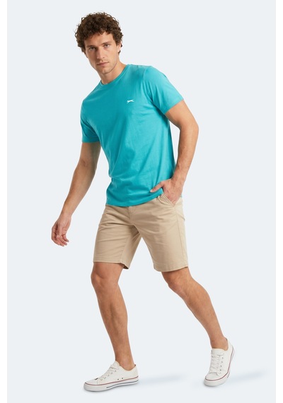 Slazenger Notron I Erkek Turkuaz Tişört