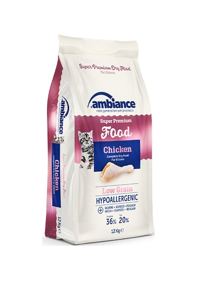 Ambiance Hypoallergenic Kitten Tavuk Etli Yavru Kedi Mama 12 KG