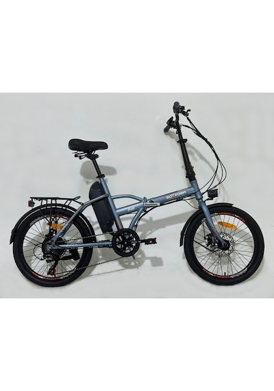 Roxform R-100 Elektrikli Katlanabilir Bisiklet 20 İnç Şehir Bisikleti Titanyum Mavi