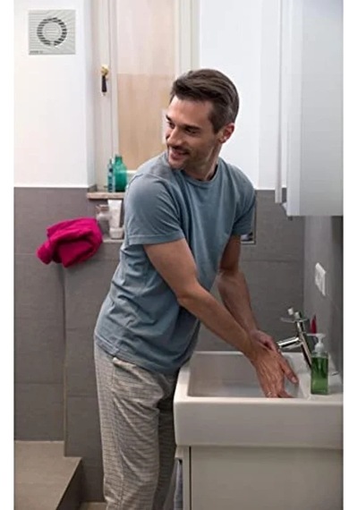 Banyo Havalandırma Fanı, 1300 Serisi İle 100 Mm Çapında Etkili Havalandırma Açık Ahşap