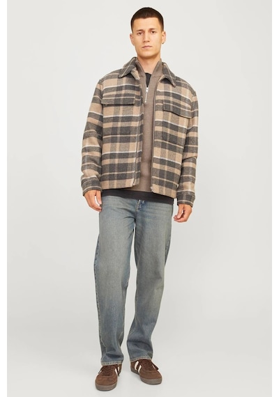 Jack & Jones Erkek Kazak 12259664 Bej Bej