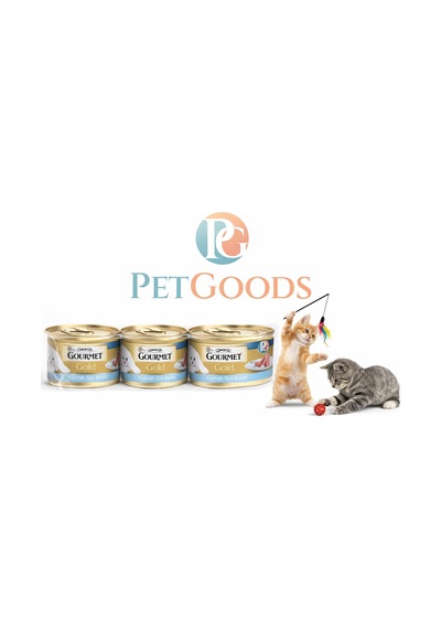 Gourmet Gold Kıyılmış Ton Balıklı Kedi Konservesi 5 Li Paket