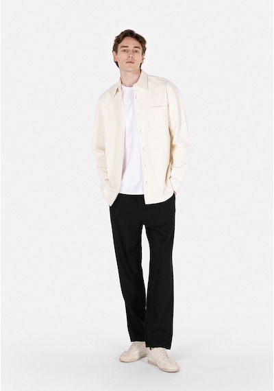 Colin's Colins Regular Fit Shirt Neck Düz Erkek Ekru Uzun Kol Gömlek Cl1072021 Cl1072021 Q1.v2 Ecr Ekru