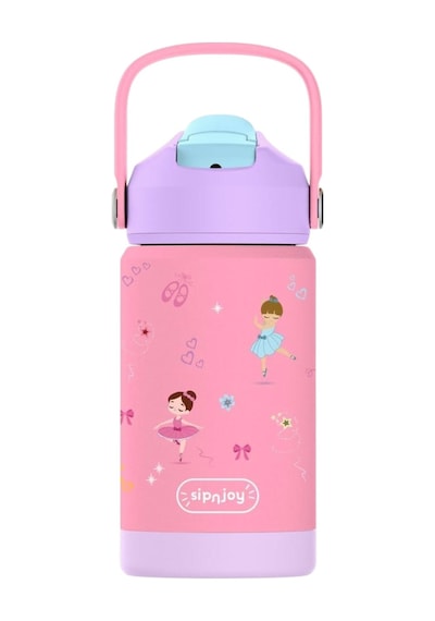 Sipnjoy - Flipsip Çocuk Su Termosu 360 Ml - Ballerina Sparkle