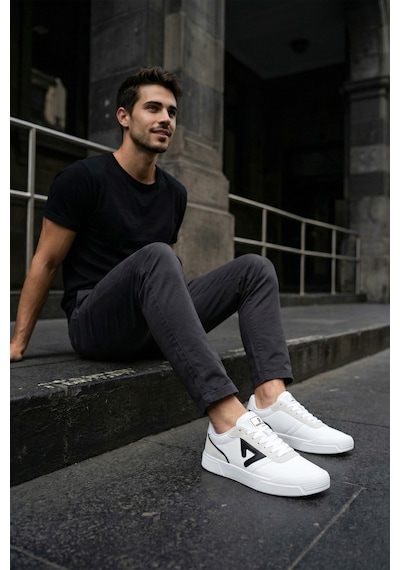 Dark Seer Ds Midas Beyaz Siyah Erkek Sneaker Günlük Spor Ayakkkabı Beyaz - Siyah