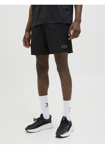 Jack & Jones Jcocnz Dokuma Şort 12269909 Siyah