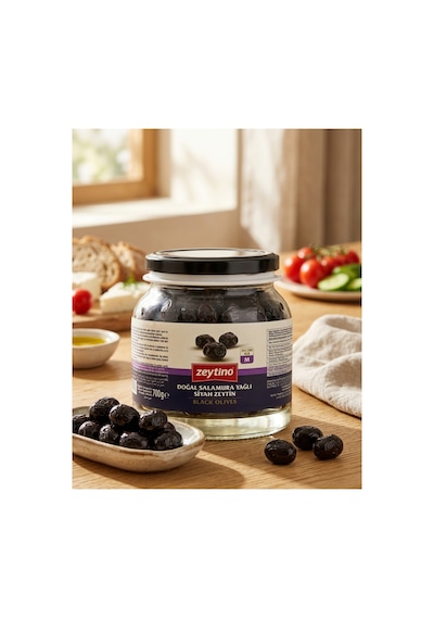 Gemlik Siyah Zeytin 700 Gr 261/290 M