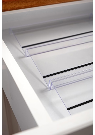 Mienda Home 2 Adet Kaydırmaz Pedli Şeffaf Stand Baharatlık Standı Çekmece Içi Düzenleyici Mh.ydk.plx2 Diğer