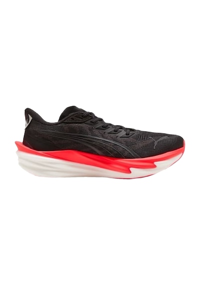 Puma Puma Deviate Nitro 4 Erkek Siyah Yol Koşusu Ayakkabısı Pbur