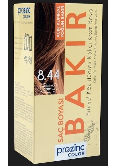 Prozinc Color Saç Boyası - 8.44 Light Blonde Intense Copper Bakıt
