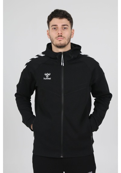 Hummel Armin Pro Pamuklu Sweatshirt Siyah