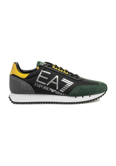 Ea7 7x000541af18609 Erkek Günlük Ayakkabı Siyah - Yeşil