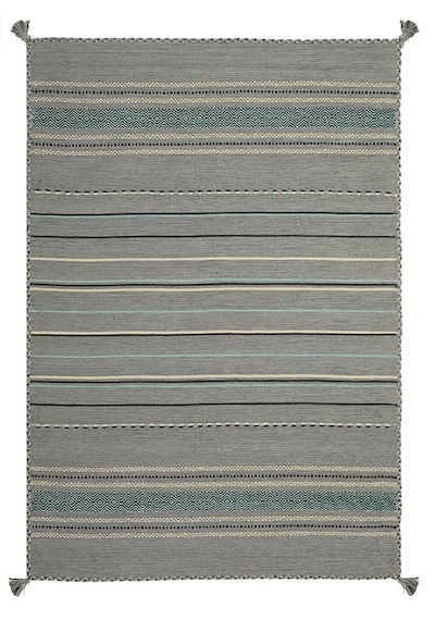 My Home Halı Trb-03 Iskandinav Pamuk Kilim El Dokuma Açık Gri Gri