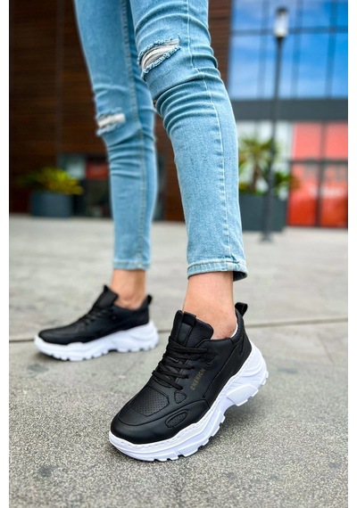 Chekich Ch089 - Cbt Low Top Lace Up Erkek Ayakkabı Sıyah Siyah
