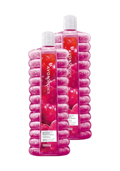 Avon Senses Raspberry Delight Ahududu Ve Frenk Üzümü Kokulu Banyo Köpüğü 2 x 1 L