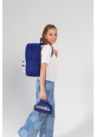 Kaukko Magic Dreams Sırt Çantası Leather Navy Blue K1723