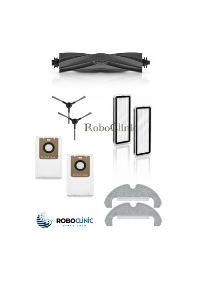 Dreame D10s Plus Model Kod:rls6ad Robot Süpürge Uyumlu Yedek Toz Torba, Fırça, Filtre, Mop 9 Parça