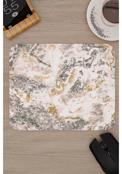 Traverten Kaymaz Dikişli Kauçuk Oyuncu Mousepad V5 - 22x18 Gaming Mouse Pad Fare Altlığı