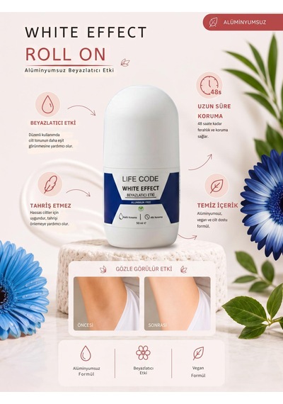 Alüminyumsuz Beyazlatıcı Etkili Roll On 50 Ml Ultra Male
