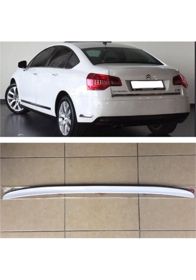 Citroen C5 Bagaj Üstü Spoiler Bagaj Çıtası Parlak Beyaz