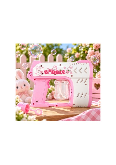 Bubble Blaster Köpük Baloncuk Tabancası Çift Çıkışlı Sesli Işıklı 5+