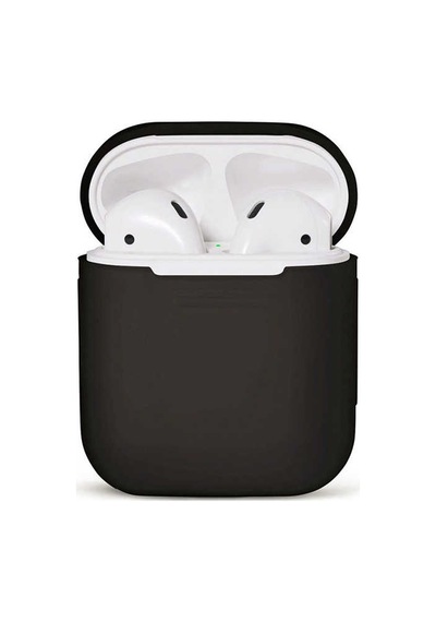 Airpods 1. Nesil 2016 A1523-a1722-a1602 Uyumlu Kılıf Standart Silikon Kılıf - Gri - T5439