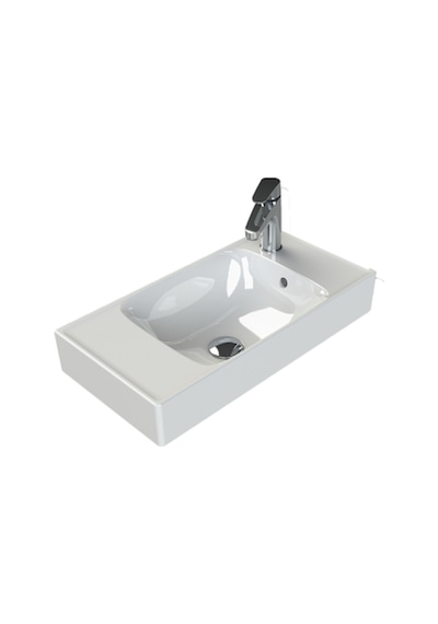 Turkuaz Seramik Cerastyle Sharp 60 x 30 CM Etajer Uyumlu Lavabo