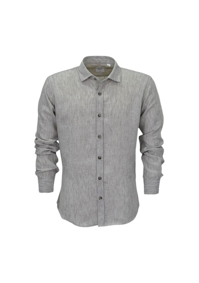 Erkek Yazlık Slim Fitt Uzun Kol Gömlek 2431 Bgl-st04755 Gri