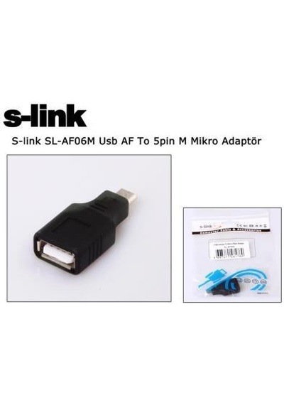 S-Link Sl-Af06M Usb Af To 5Pın M Mikro Adaptor