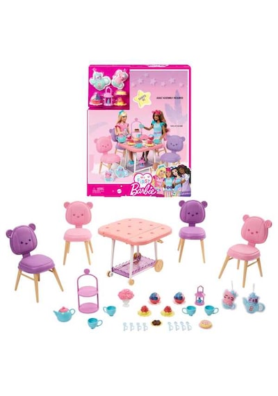 Barbie My First Barbie - İlk Barbie Bebeğim Çay Partisi Oyun Seti HMM65