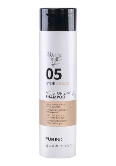 Purıng 05 Hydrargan Normal Ve Kuru Saçlar İçin Argan Yağı Ve Keten Tohumu Yağlı Nemlendirici Şampuan 300ml Kuru - Yıpranmış
