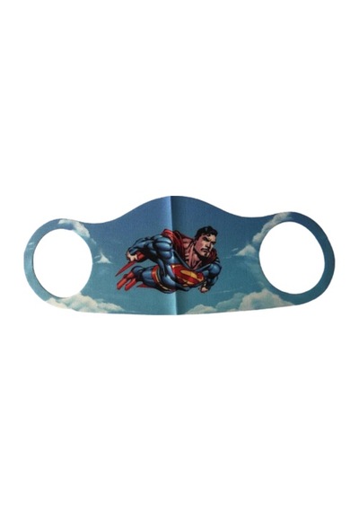 Line Tekstil Superman Desenli Yıkanabilir Çocuk Maskesi 5 Adet