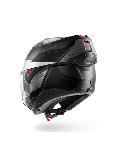 Shark Oxo Mekarıum Mat Çene Açılır Kask Siyah