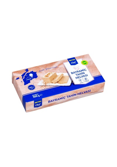Metro Chef Bayramiç Helva 500 G Tahin - Coğrafi İşaretli, Lif Kaynağı 5'li Avantaj Paketi - 5 A Tarı