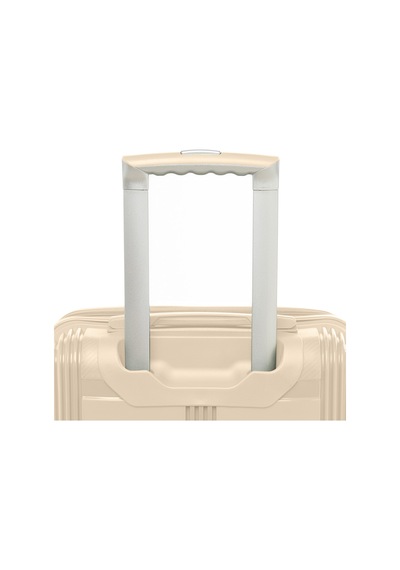 Unisex Jmy8101.12 John May Pp Silikon Valiz Küçük Boy 57x35x25cm Krem Krem