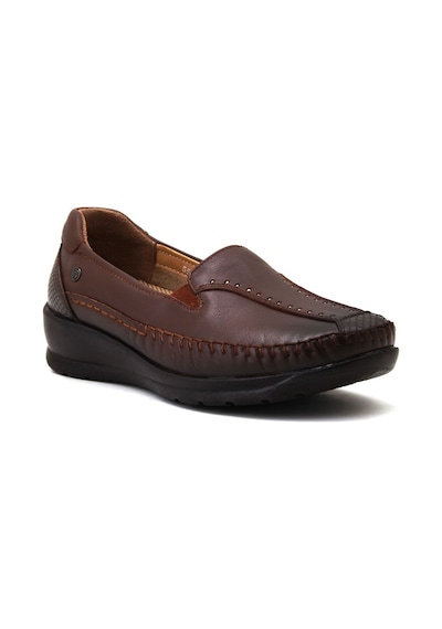 Forelli Lina 55022 Deri Comfort Kadın Ayakkabı - Taba