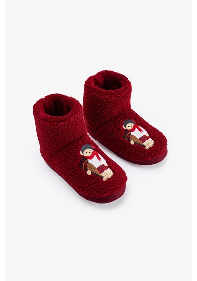 Penti Bordo Cool Bear Bot Kedi Desenli Patik