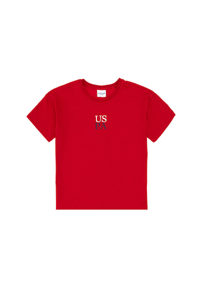 U.S. Polo Assn. Erkek Çocuk Kırmızı Oversize Bisiklet Yaka Tişört 50306498-VR030 U.S. Polo Assn. Erkek Çocuk Kırmızı Oversize Bisiklet Yaka Tişört 50306498-VR030