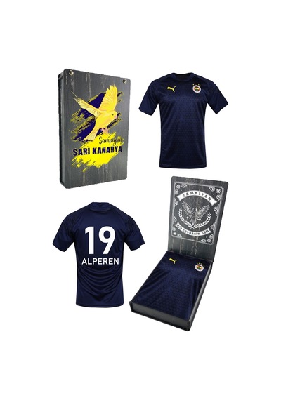 Fenerium Fenerbahçe Antrenman Kişiye Özel Çocuk T-shirt Kutulu 001