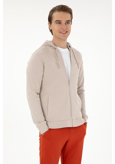 U.s. Polo Assn. Erkek Taş Hırka Örme 50293412-vr049 Tas Taş