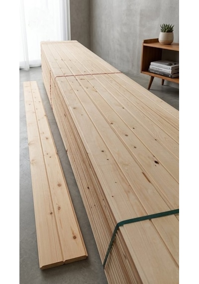 Ahşap İthal Ladin Lambiri 14 85 1600mm 10'lu Paket