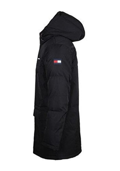 Tommy Hilfiger Arctic Cloth Parka Erkek Mont Siyah 001