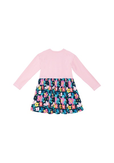 Denokids Unique Kız Çocuk Elbise Pembe