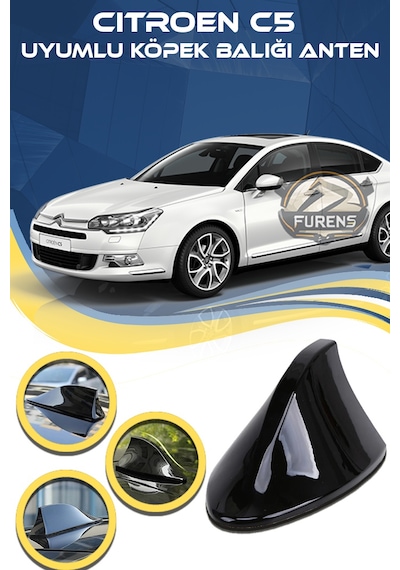 Citroen C5 Uyumlu Oto Balık Sırtı Anten Elektrikli Köpekbalığı Balina Tavan Anteni