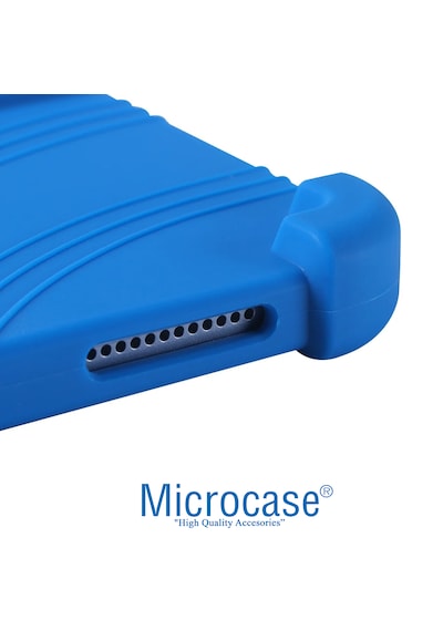 Microcase Samsung Uyumlu Galaxy Tab S10 Lite Tablet İçin Standlı Silikon Kılıf - Al3309 Siyah Kılıf