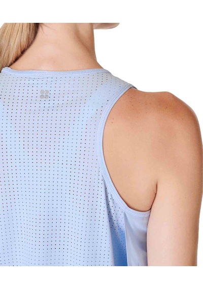 Sweaty Betty Zero Gravity Kadın Koşu Tank Top Mavi