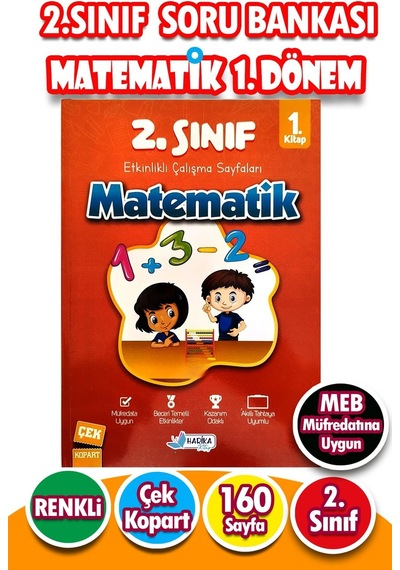 2.sınıf Matematik 1.dönem - Etkinlikli Çalışma Ve Soru Bankası Kitabı
