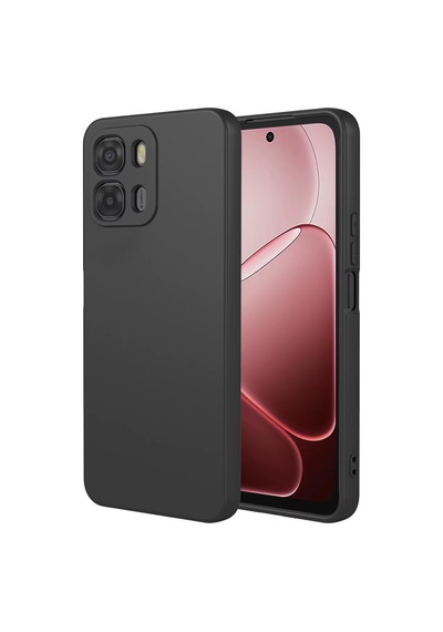 Tecno Spark Go 3 İle Uyumlu Elektrocase Serisi Silikon Tpu Kılıf - Al3340 Siyah
